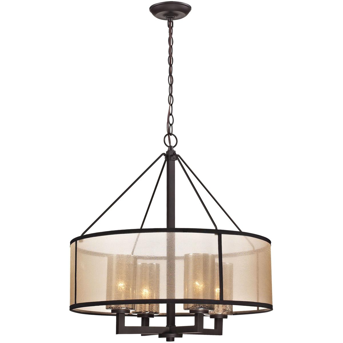 Atlas Lighting & Home CL11152-BZ Diffusion 4 Light 24 inch Oil Rubbed Bronze Chandelier Ceiling Light
