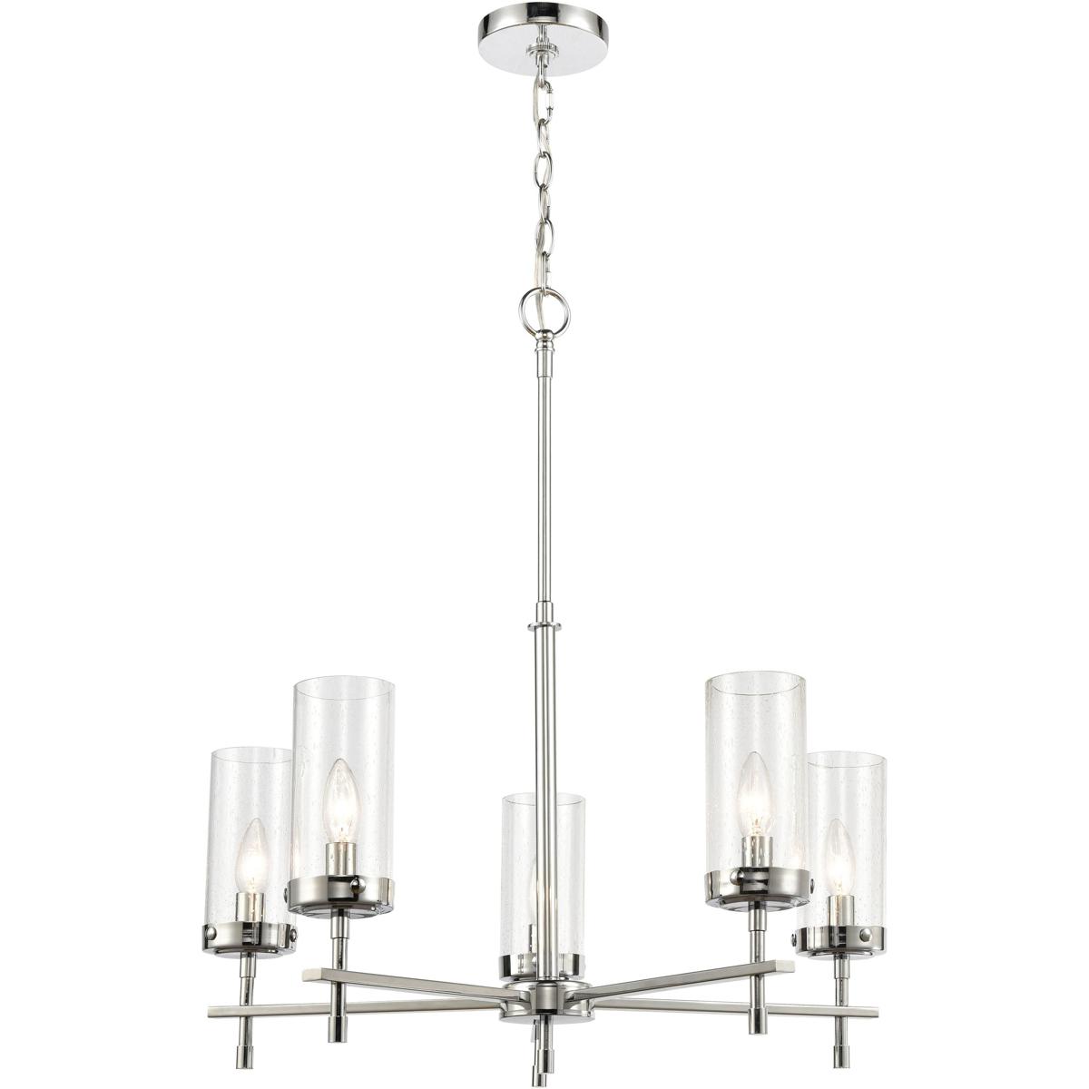 Atlas Lighting & Home CL11249-CH Melinda 5 Light 25 inch Polished Chrome Chandelier Ceiling Light