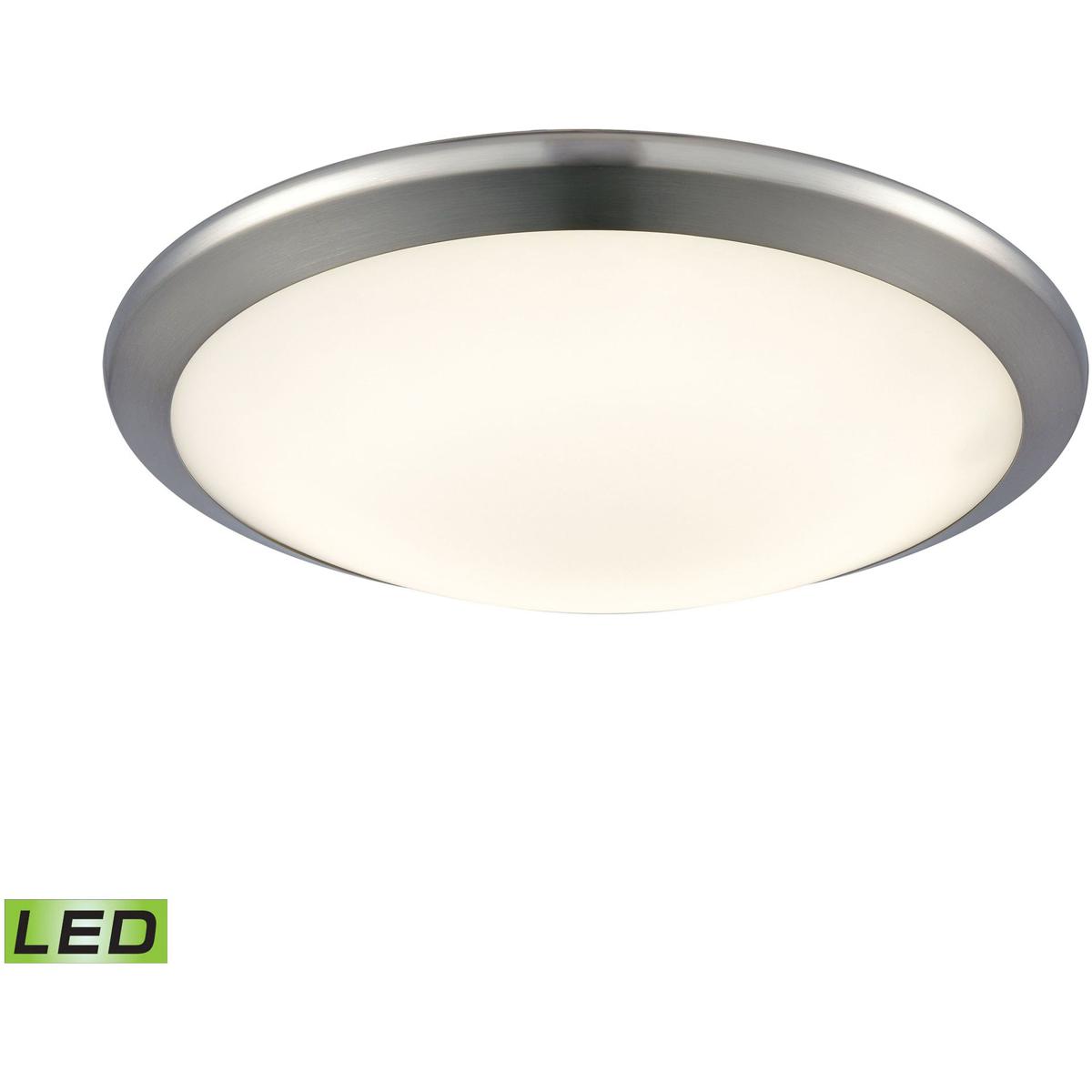 Atlas Lighting & Home CL11430-CH Clancy 1 Light 12 inch Chrome Flush Mount Ceiling Light