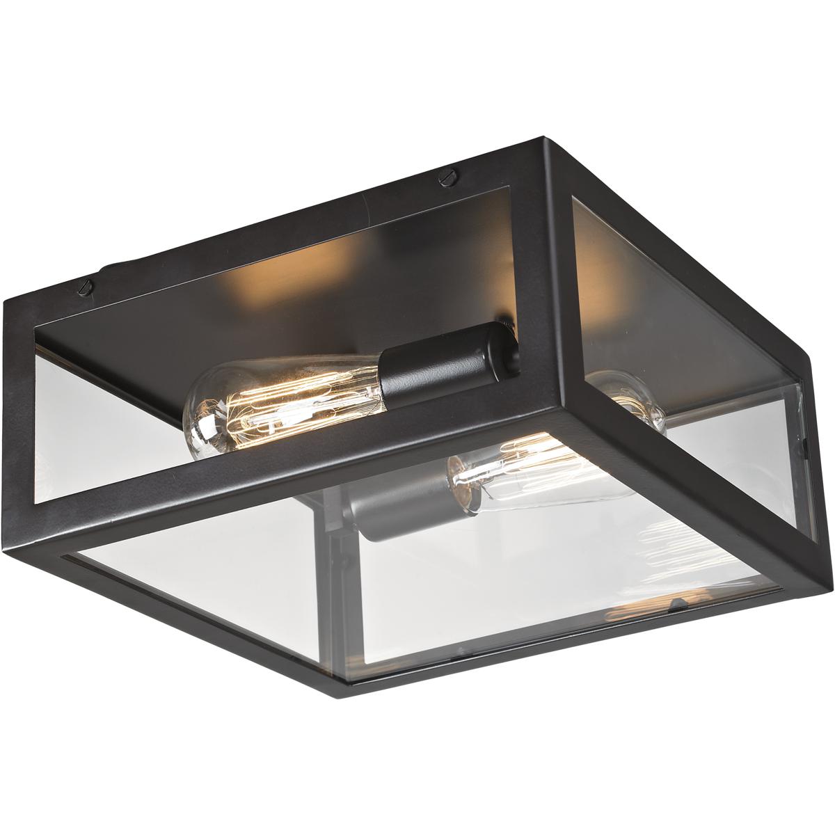 Atlas Lighting & Home CL11486-BZ Parameters 2 Light 12 inch Oil Rubbed Bronze Flush Mount Ceiling Light