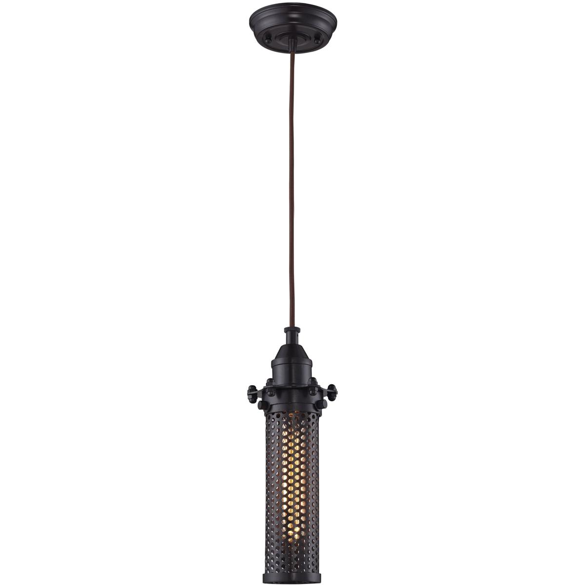 Atlas Lighting & Home CL11590-BZ1 Fulton 1 Light 4 inch Oil Rubbed Bronze Mini Pendant Ceiling Light
