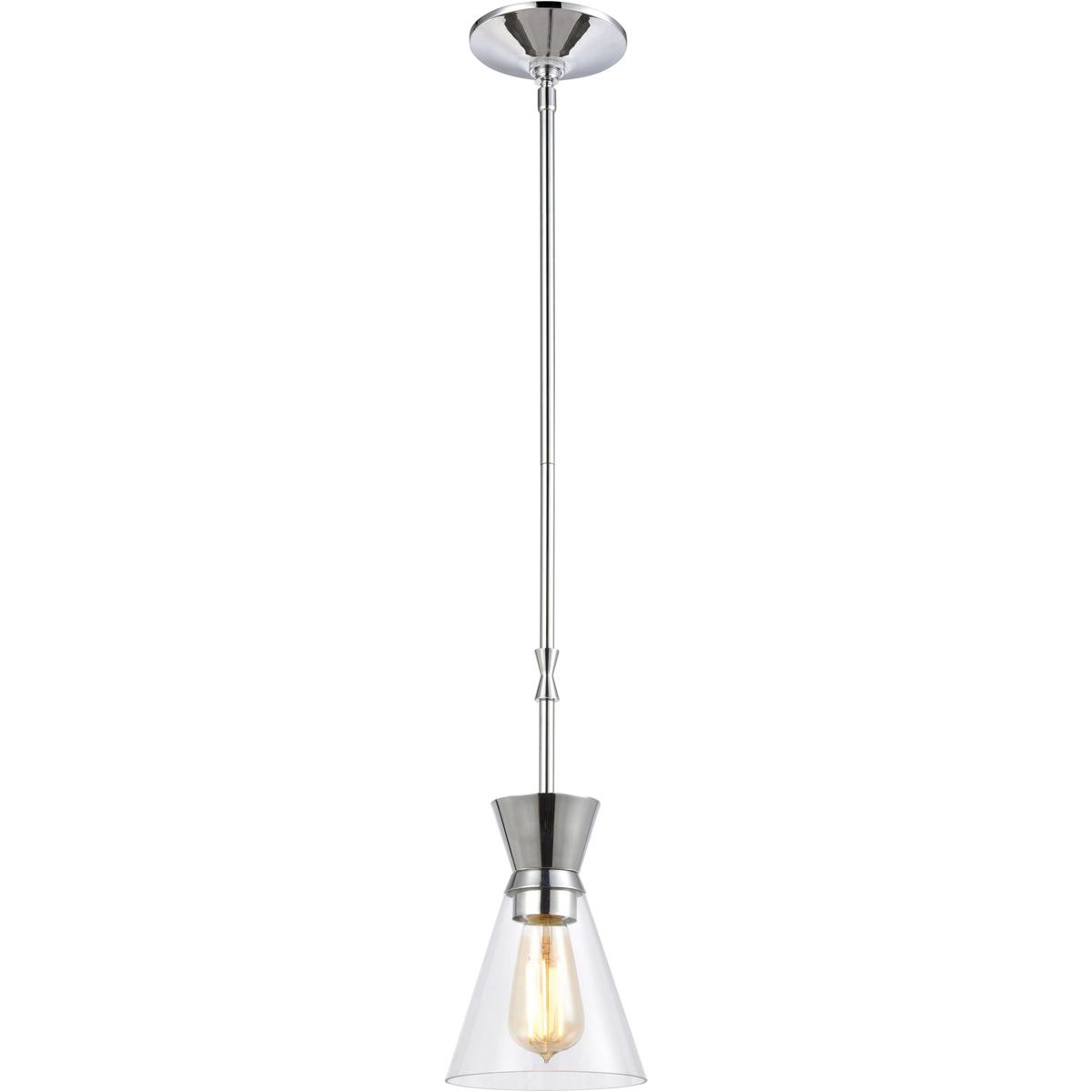 Atlas Lighting & Home CL11642-CH Modley 1 Light 6 inch Polished Chrome Mini Pendant Ceiling Light