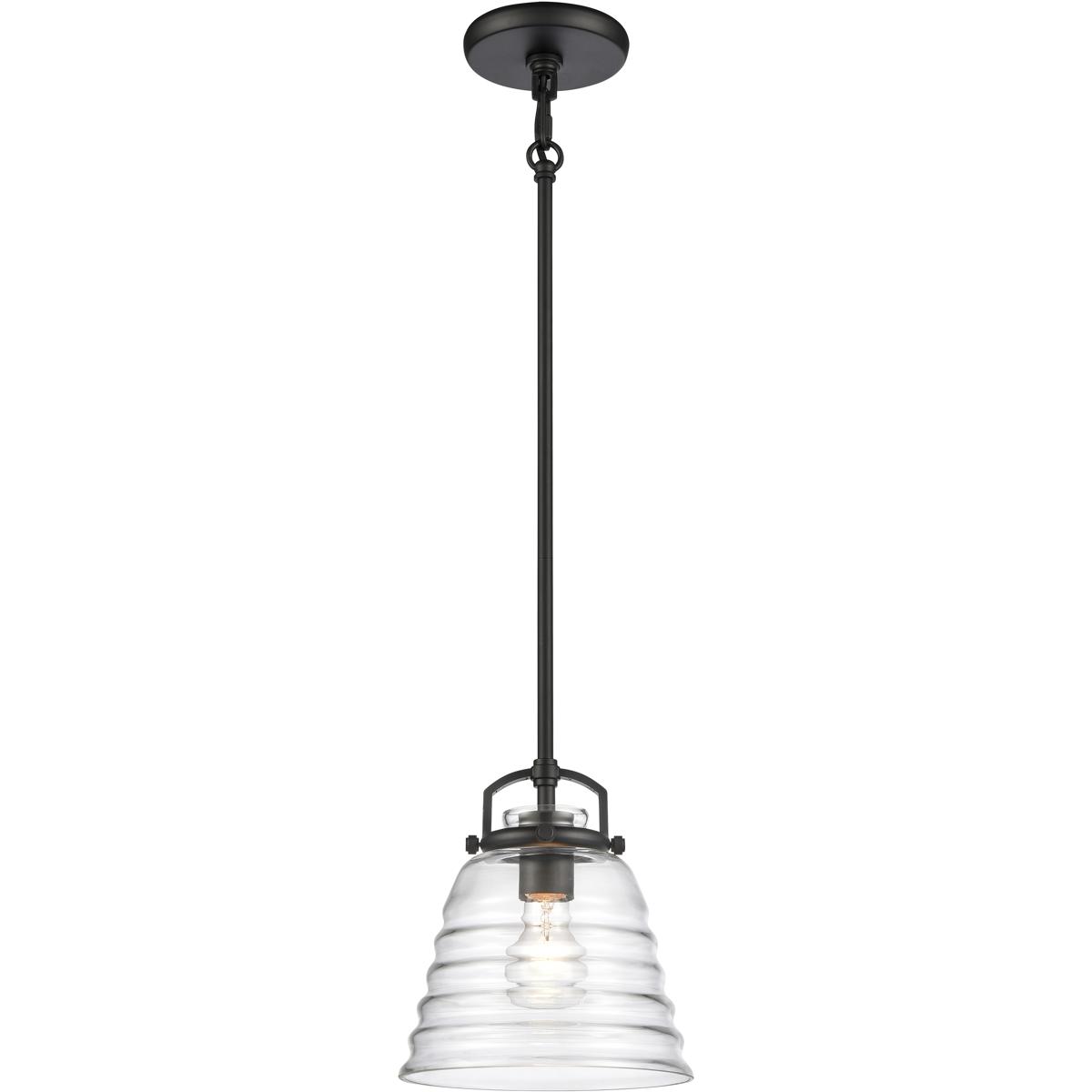 Atlas Lighting & Home CL11760-BK Current 1 Light 8 inch Matte Black Pendant Ceiling Light