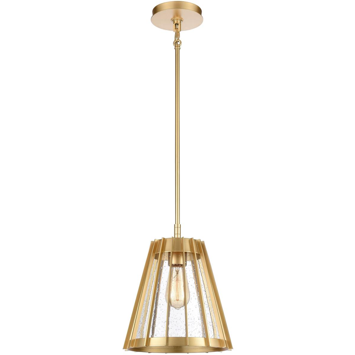 Atlas Lighting & Home CL11806-GD Open Louvers 1 Light 10 inch Champagne Gold Pendant Ceiling Light