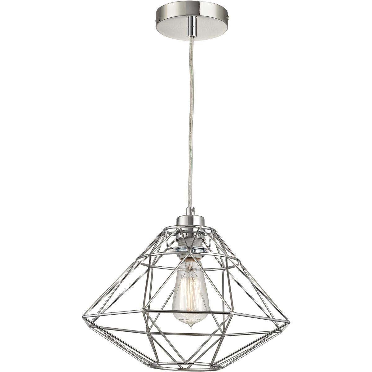 Atlas Lighting & Home CL11807-CH Paradigm 1 Light 13 inch Chrome Pendant Ceiling Light