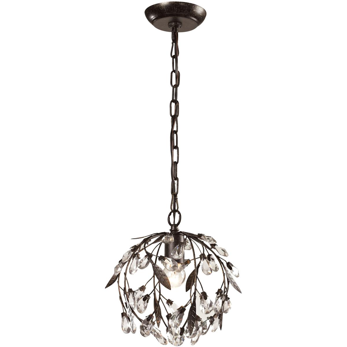 Atlas Lighting & Home CL12128-BZ Circeo 1 Light 10 inch Deep Rust Mini Pendant Ceiling Light