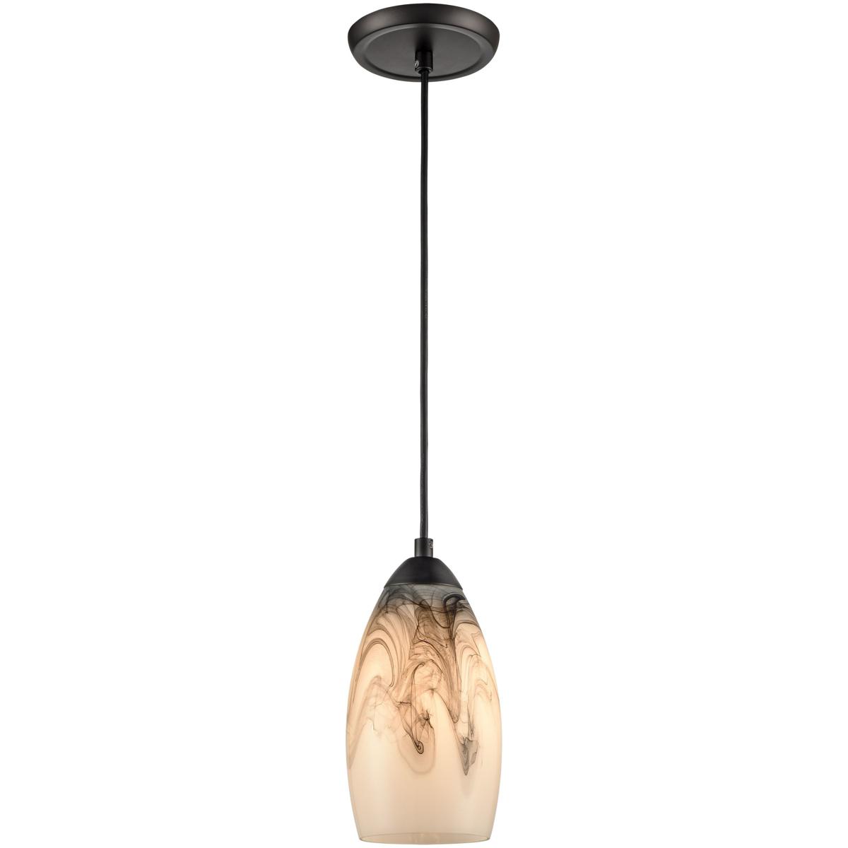 Atlas Lighting & Home CL12160-WH Corey 1 Light 5 inch Matte Black Pendant Ceiling Light