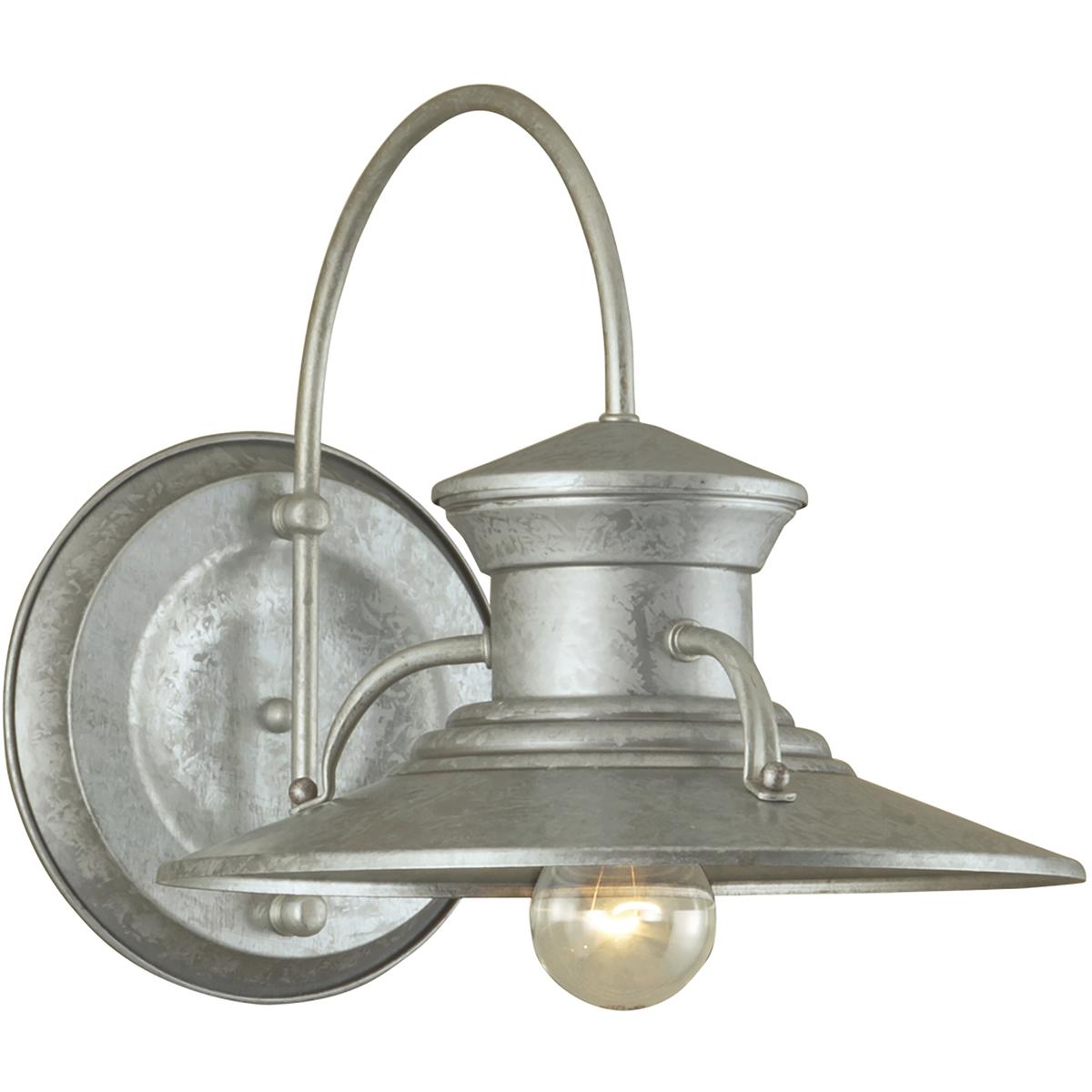 Atlas Lighting & Home OL11083-SV Budapest 1 Light 12.5 inch Galvanized Silver Outdoor Wall Sconce