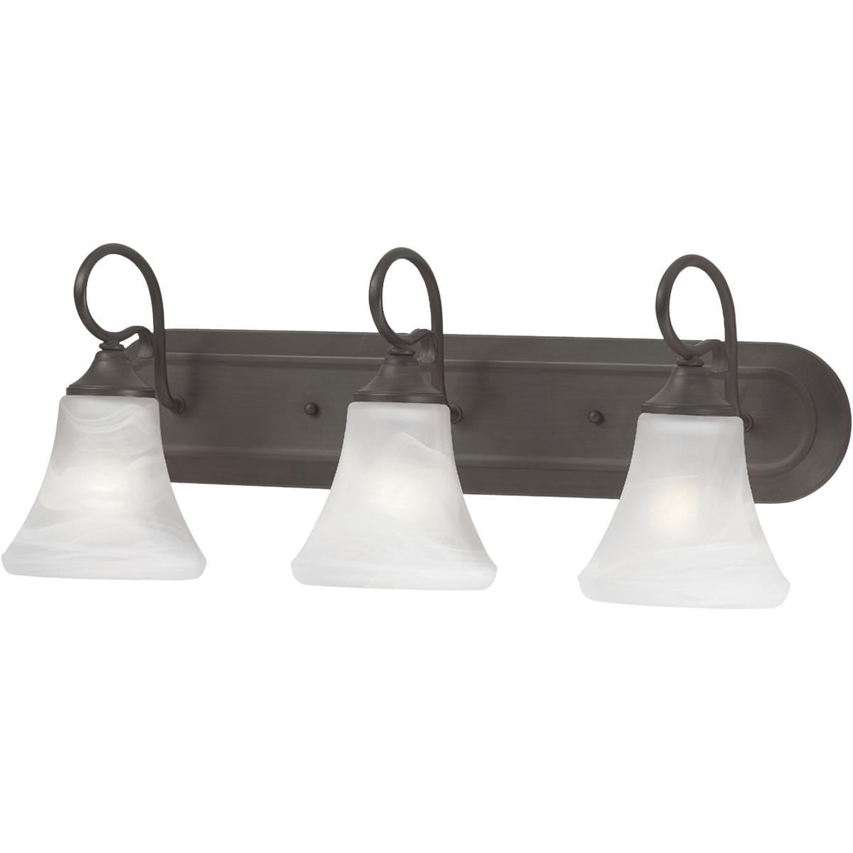 Atlas Lighting & Home SL744363 Elipse 3 Light 24 inch Painted Bronze Vanity Light Wall Light
