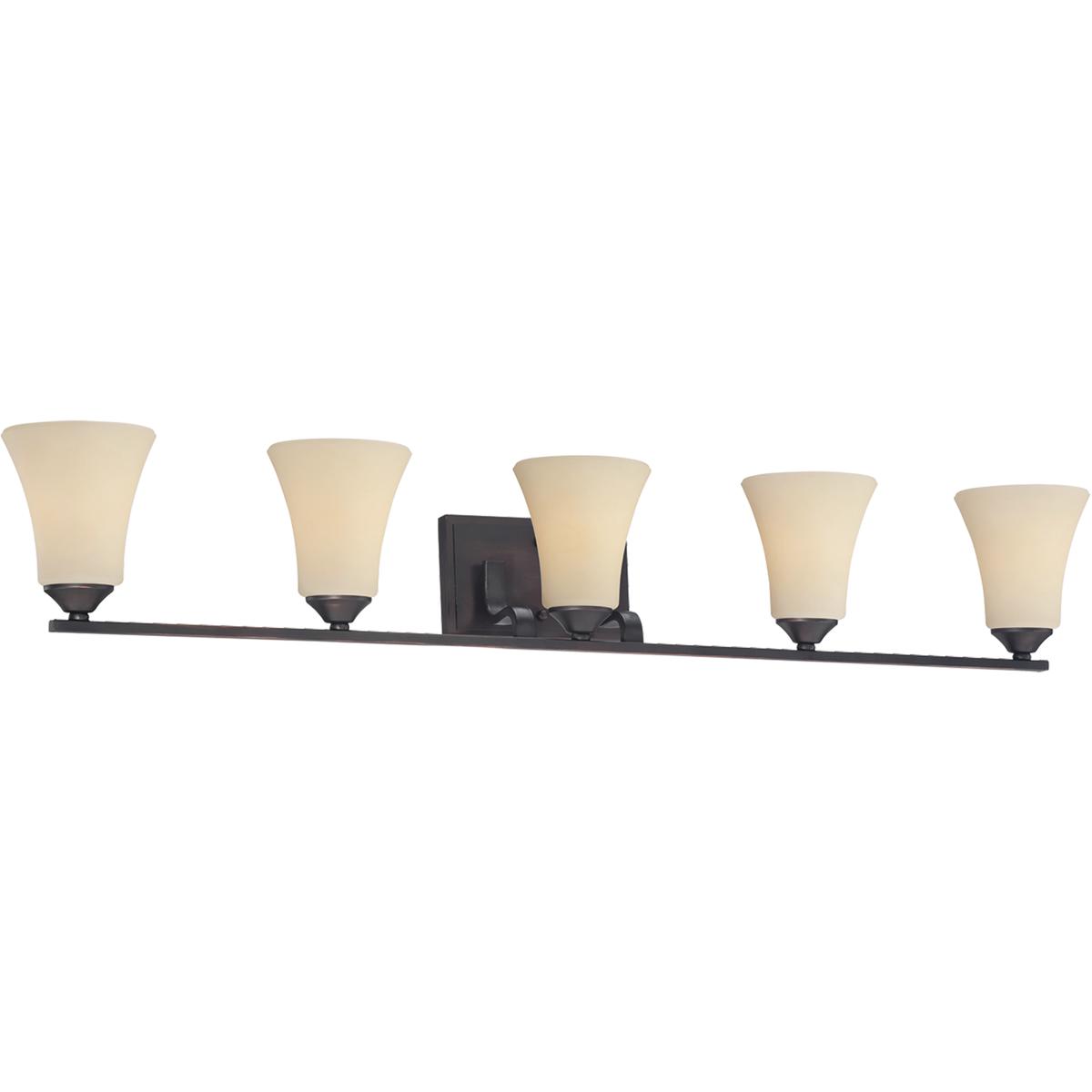 Atlas Lighting  Home TV0022704 Treme 5 Light 41 inch Espresso Vanity Light Wall Light