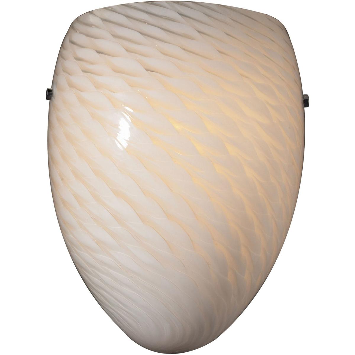 WL11018-NK 10 x 8 x 4 in. Arco Baleno High 1-Light Sconce - Satin Nickel