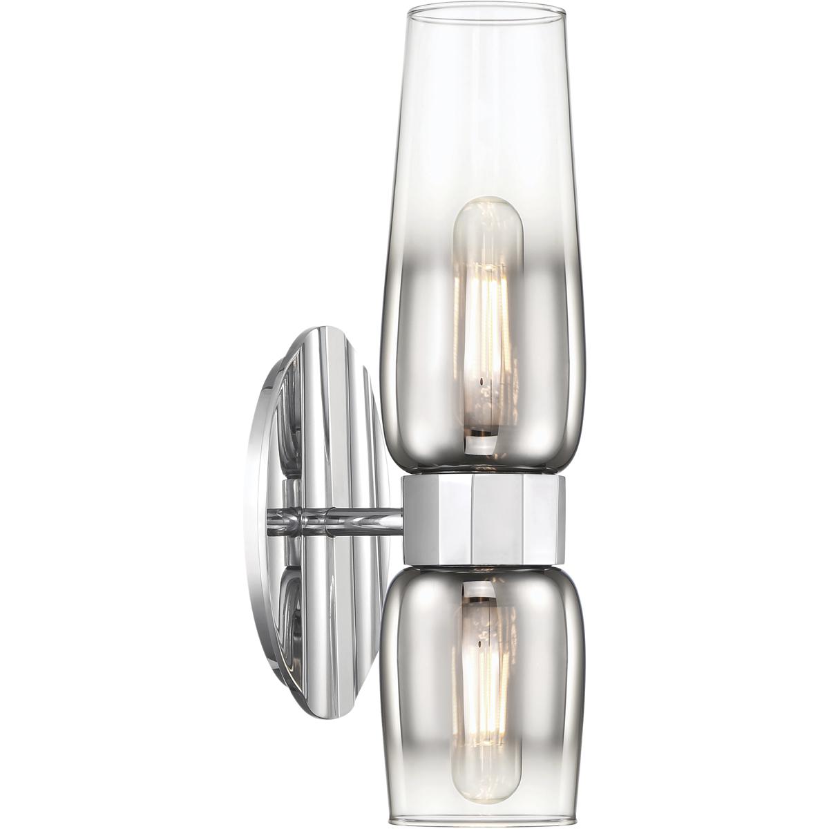 Atlas Lighting & Home WL11076-CH Flame Sconce Wall Light in Chrome