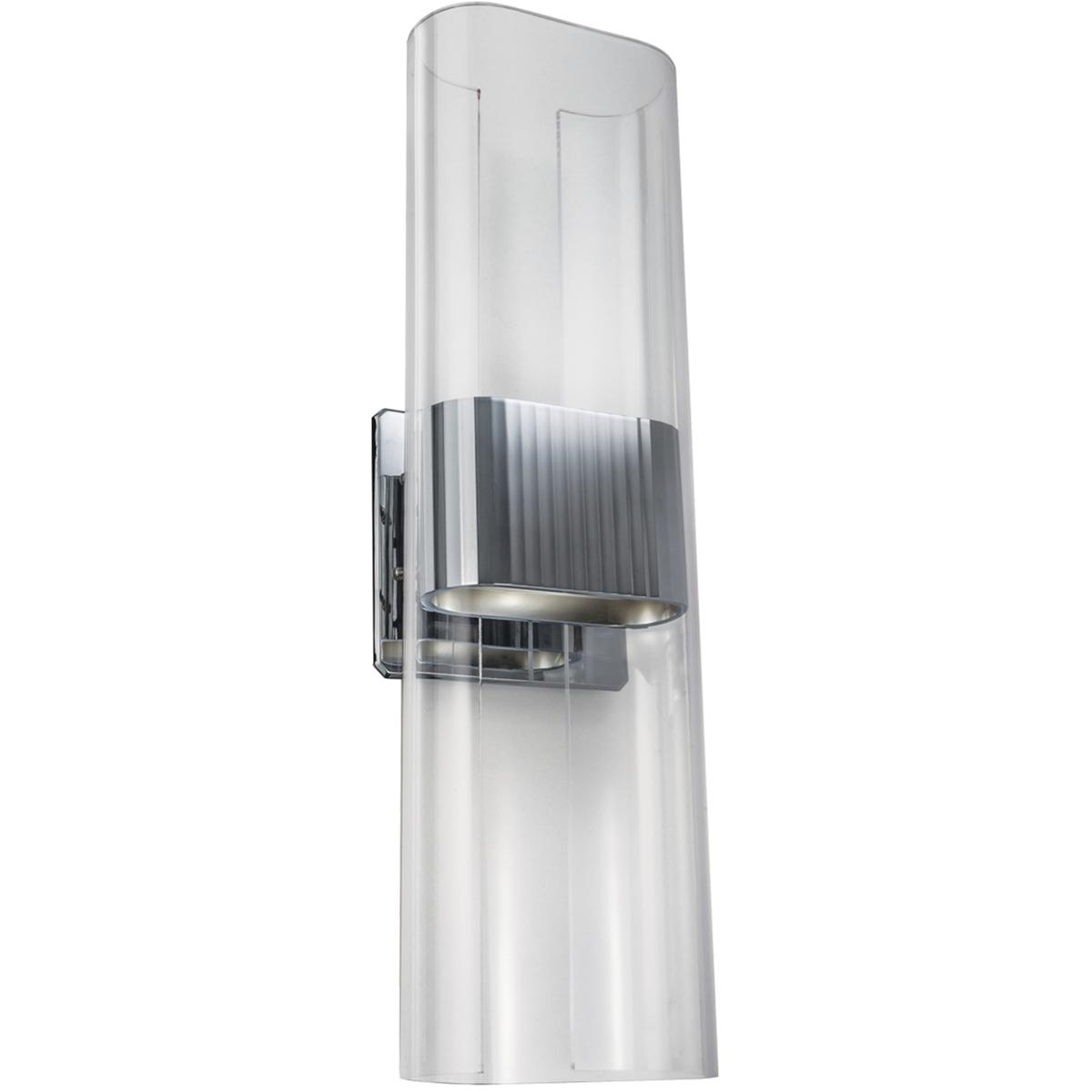 Atlas Lighting & Home WL11082-CH Gem LED 5 inch Chrome Sconce Wall Light