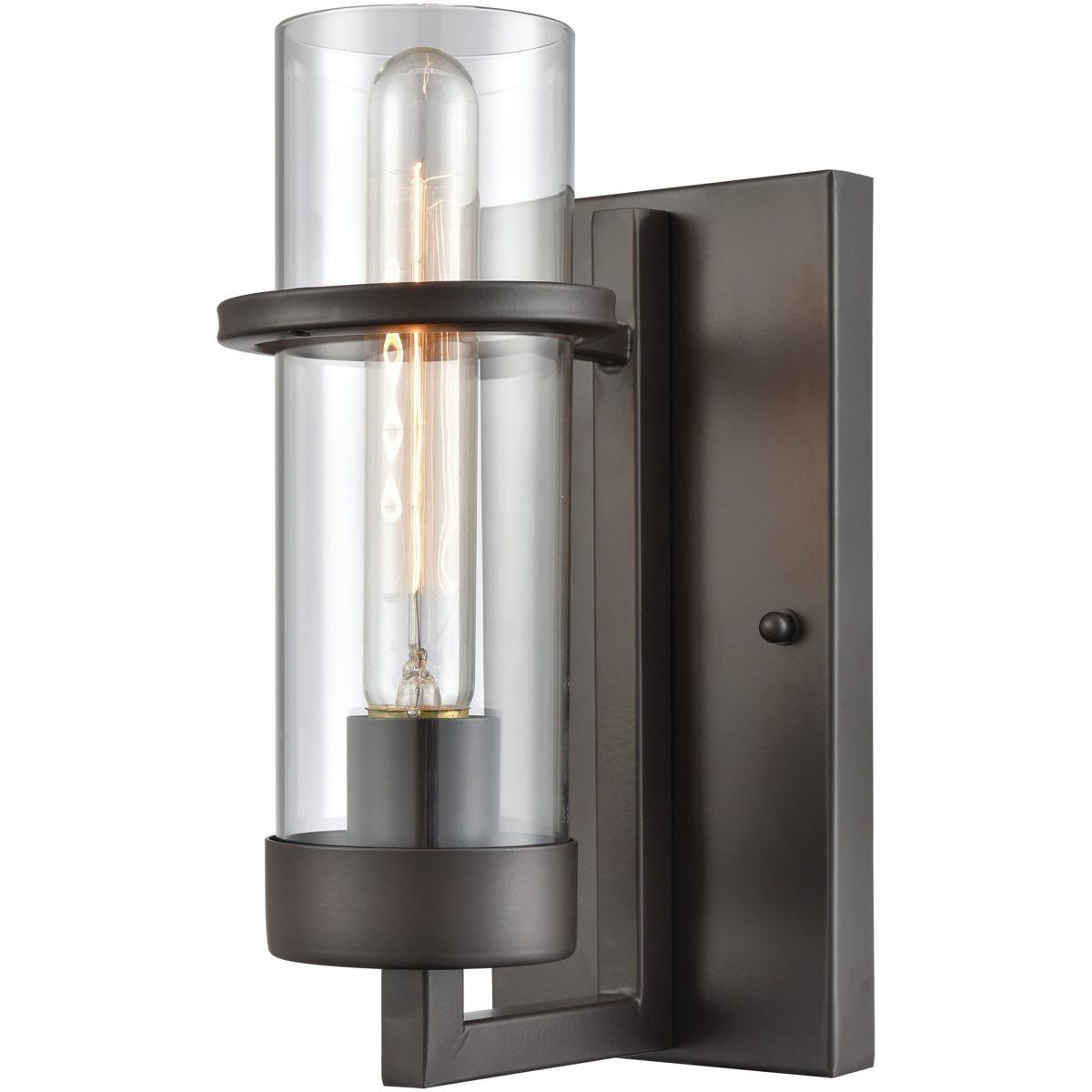 WL11088-BZ 10 x 5 x 7 in. Holbrook High 1-Light Sconce - Oil Rubbed Bronze