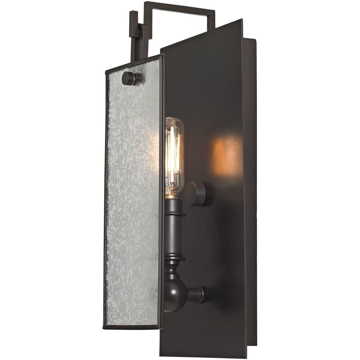 WL11102-BZ 13 x 4 x 4 in. Lindhurst High 1-Light Sconce - Oil Rubbed Bronze