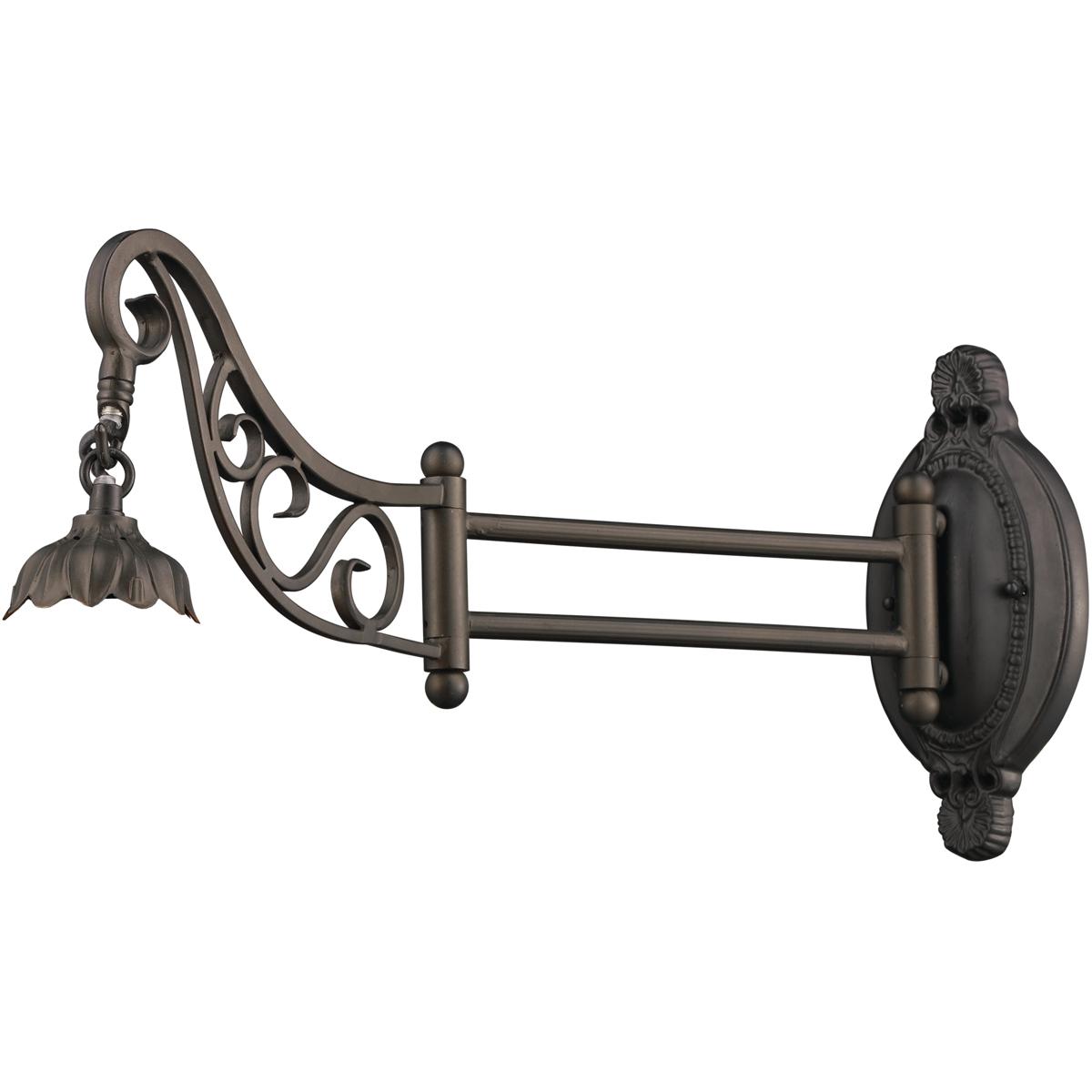 WL11113-BZ 11 x 7 x 24 in. Mix-N-Match High 1-Light Sconce with No Shade - Tiffany Bronze