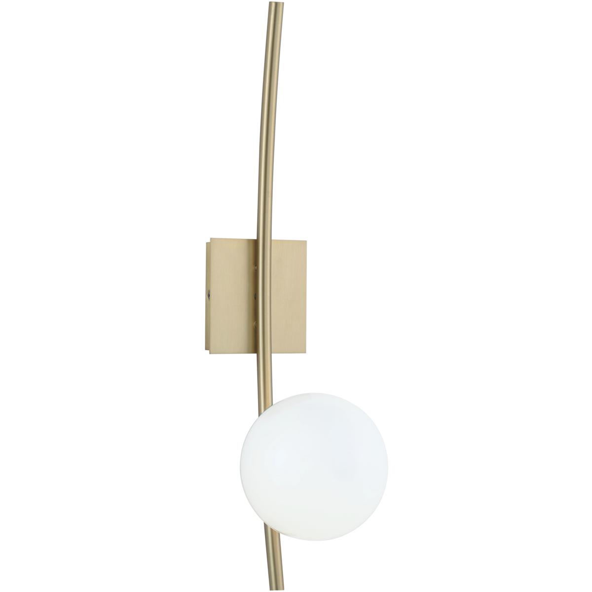 WL11126-BS 24 x 6 x 7.625 in. Perch High 1-Light Sconce - Satin Brass