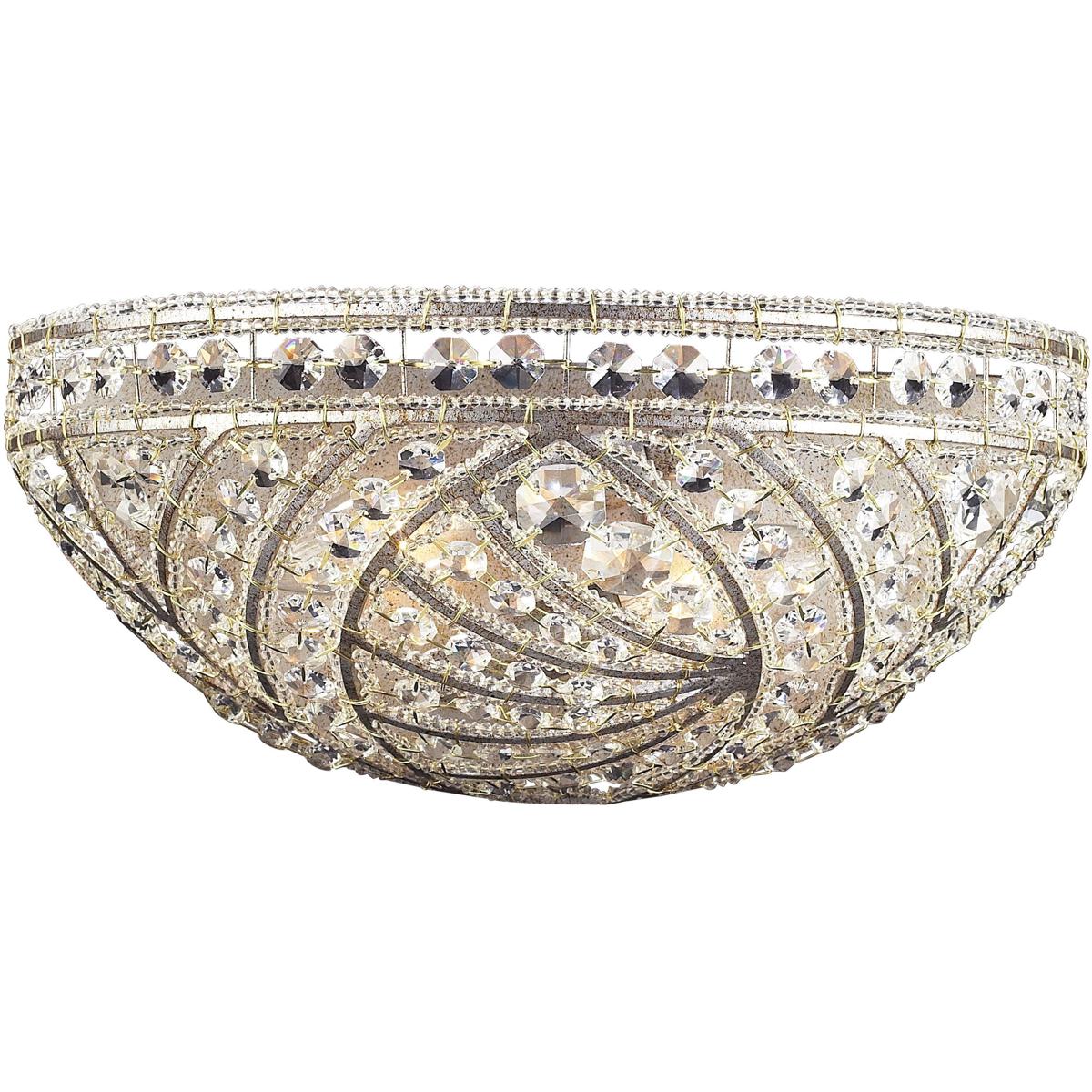 WL11133-SV 6 x 14 x 5 in. Renaissance High 2-Light Sconce - Sunset Silver