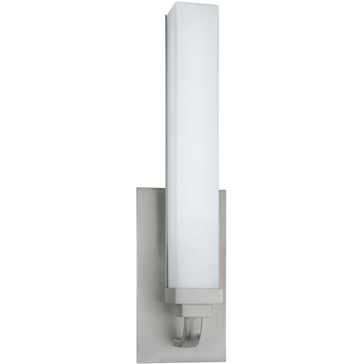 WL11156-NK 16 x 4.25 x 4.25 in. Tetris High Integrated LED Sconce - Brushed Nickel