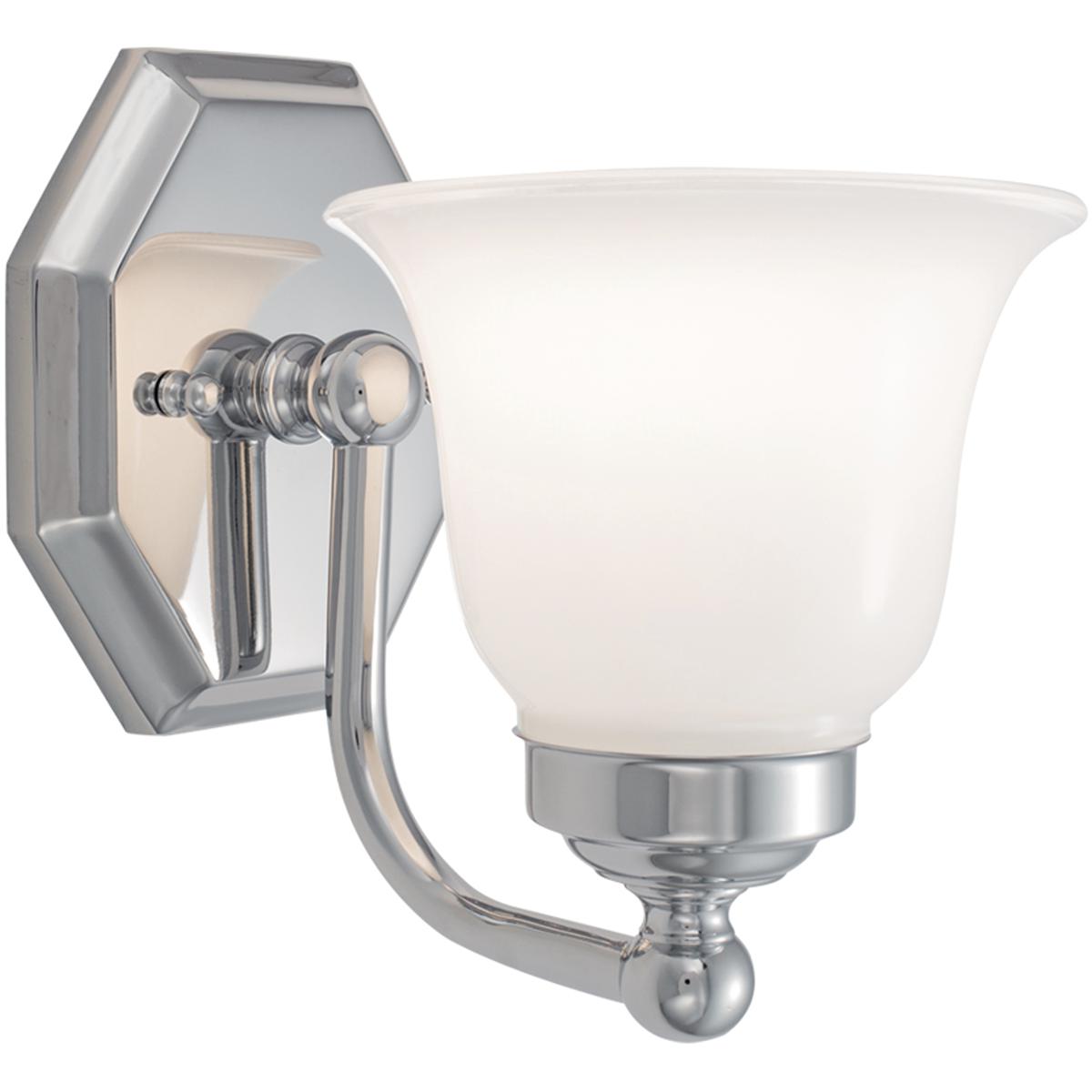 WL11161-CH1 7 x 7 x 5.5 in. Trevi High 1-Light Sconce - Chrome