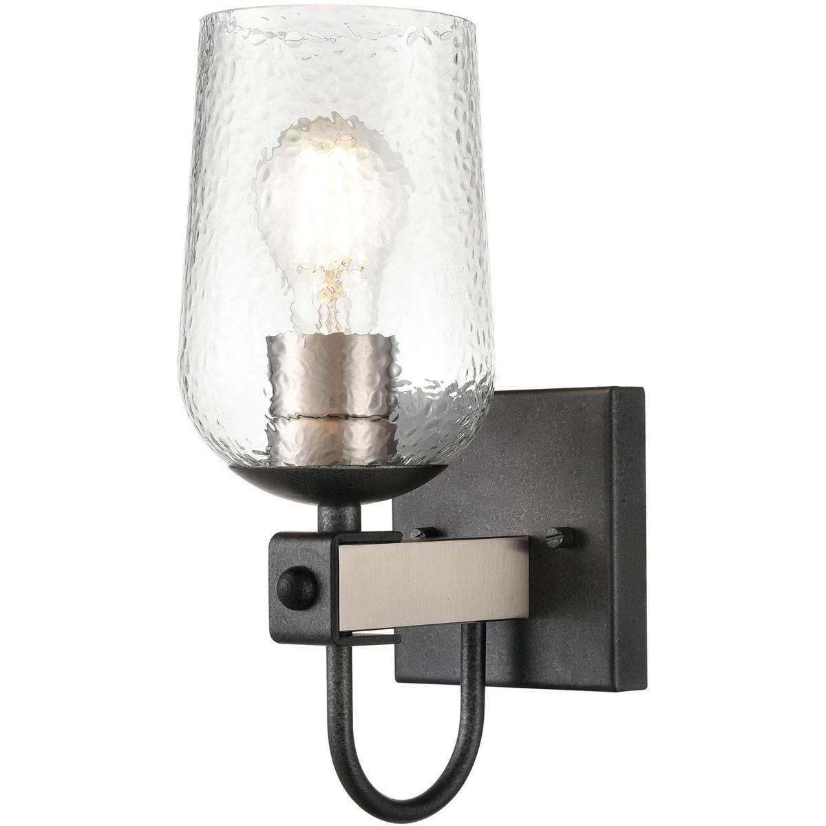 WL11183-BK 11.5 x 4.5 x 6.5 in. Blakely High 1-Light Vanity Light - Brushed Nickel