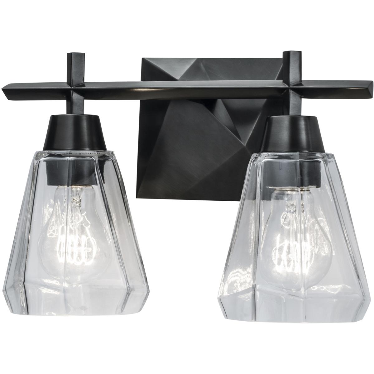 Atlas Lighting & Home WL11190-BK Arctic Vanity Light Wall Light in Acid Dipped Black