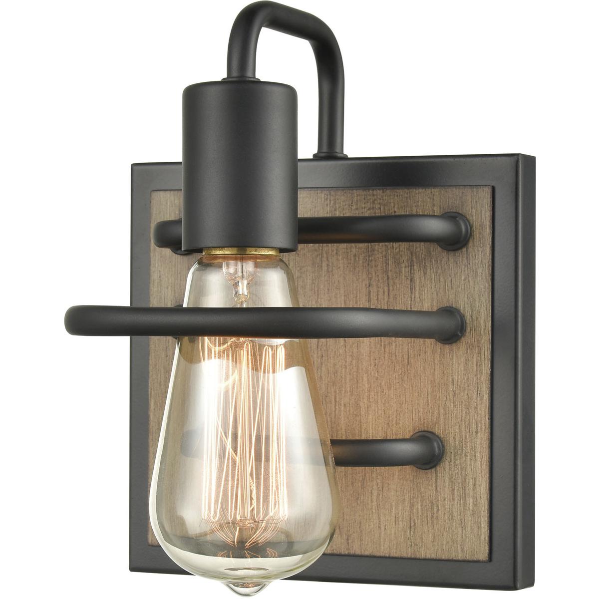 WL11266-BK 8 x 6 x 6 in. Copley High 1-Light Sconce - Matte Black
