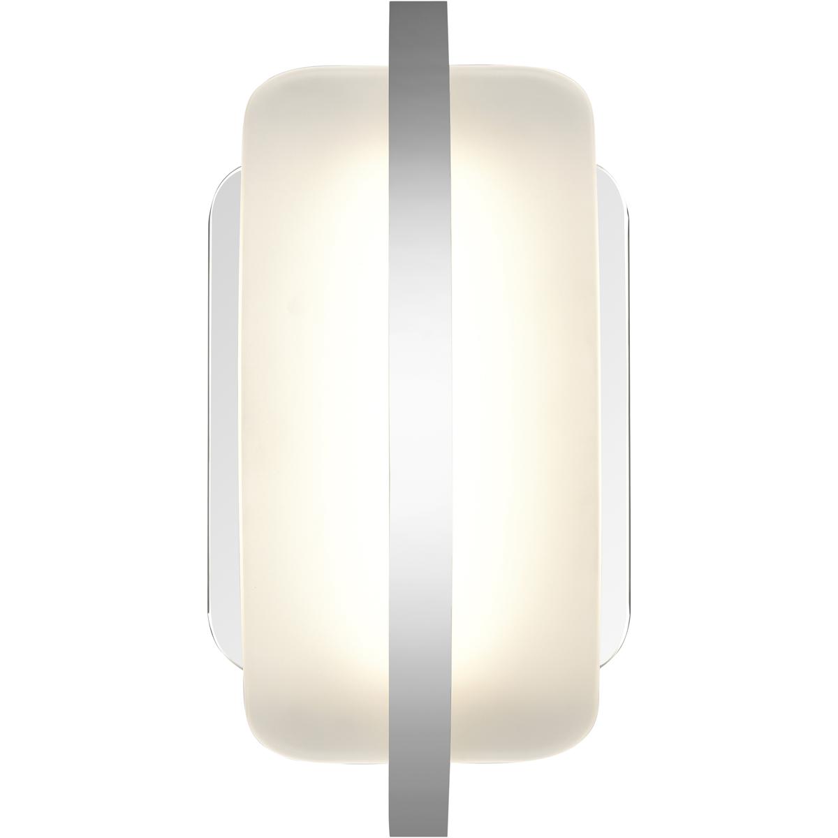 WL11273-CH 11 x 5.5 x 4 in. Curvato Wide LED Vanity Light - Polished Chrome