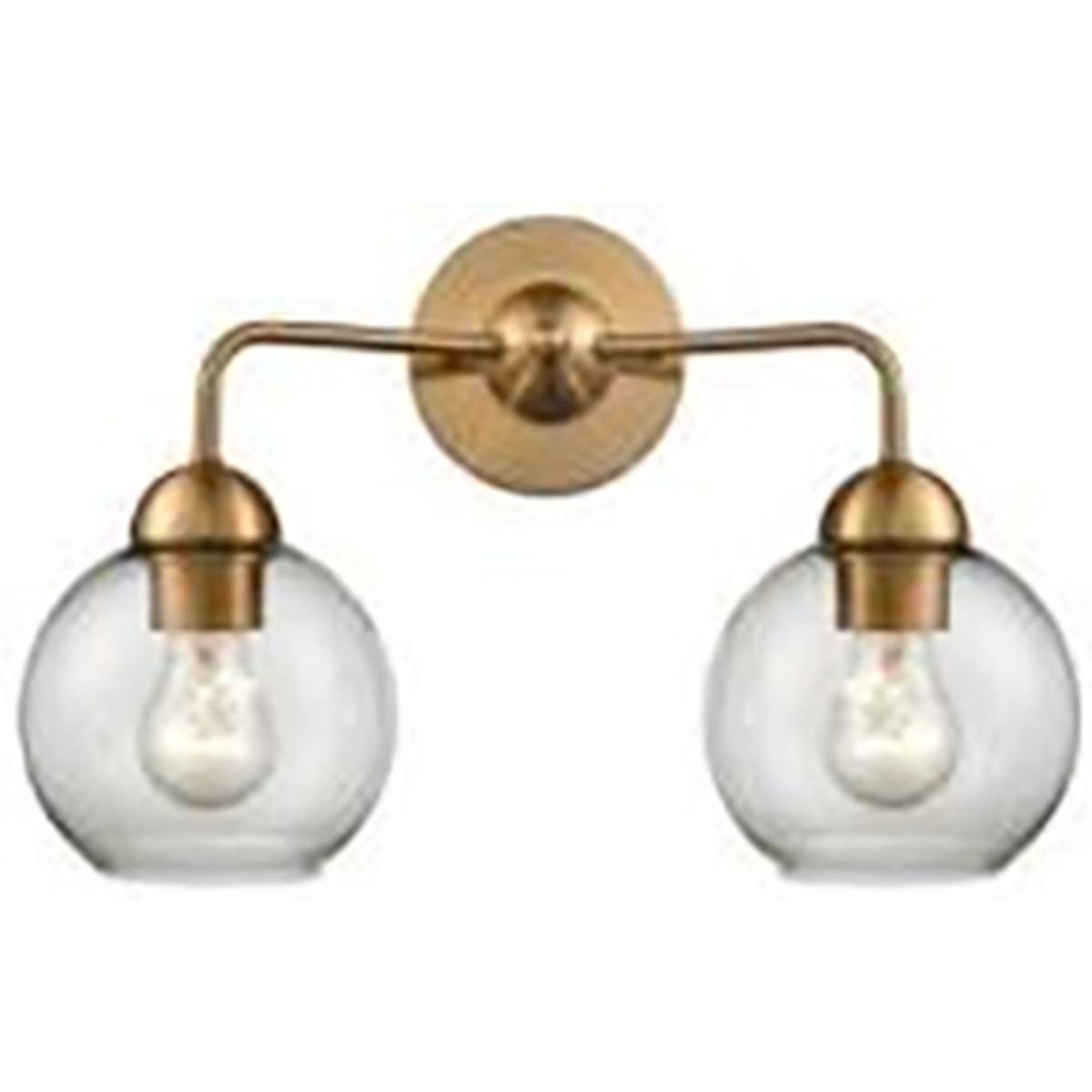 Atlas Lighting & Home WL11280-BS Bronson 2 Light 15.75 inch Burnished Brass Vanity Light Wall Light