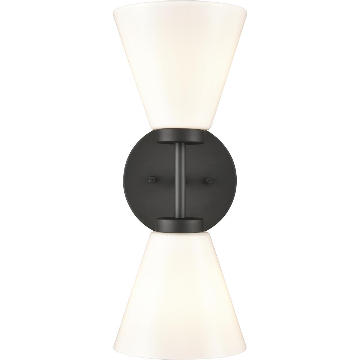 Atlas Lighting & Home WL11338-BK Houghton Vanity Light Wall Light in Matte Black