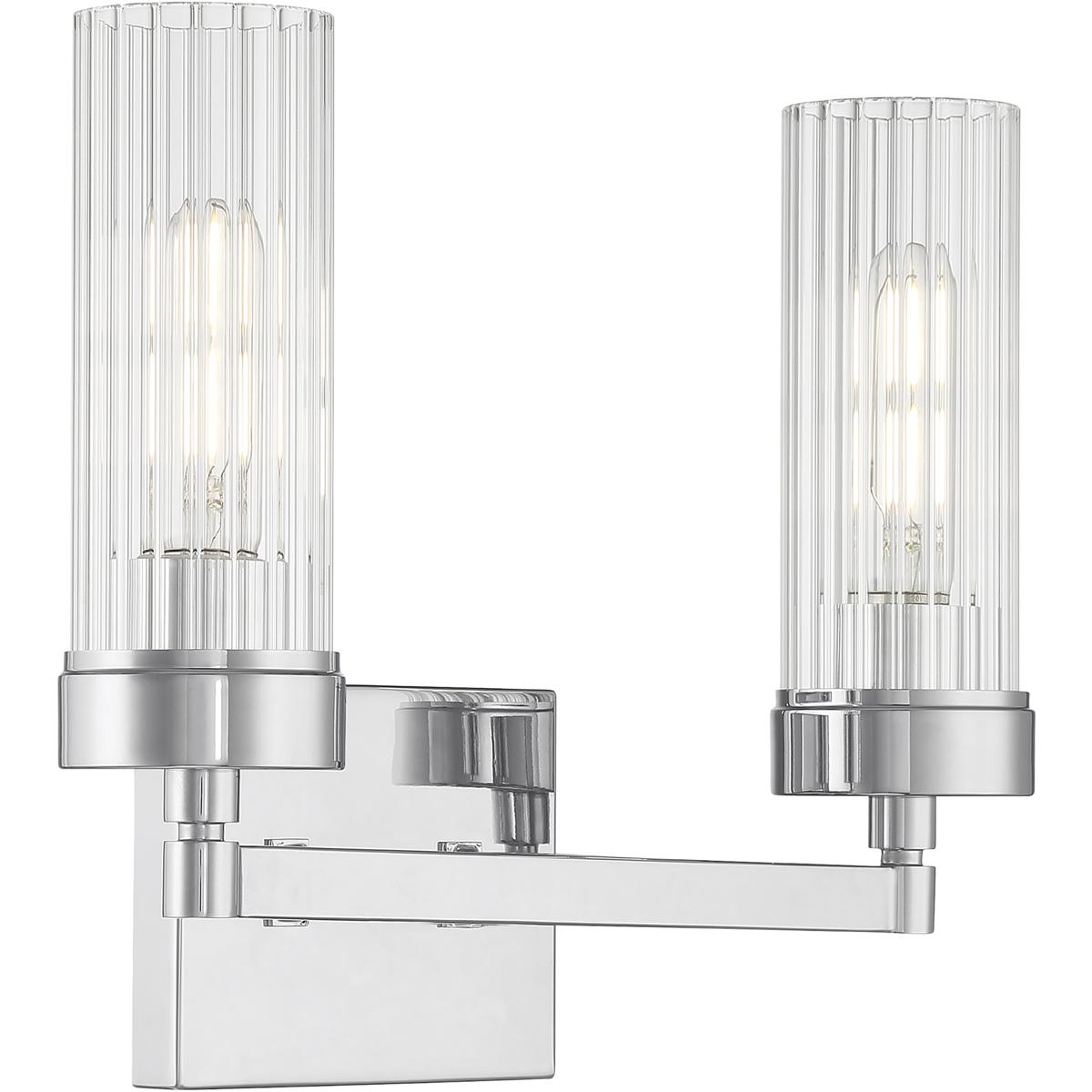 Atlas Lighting & Home WL11359-CH Lida 2 Light 14 inch Chrome Vanity Light Wall Light