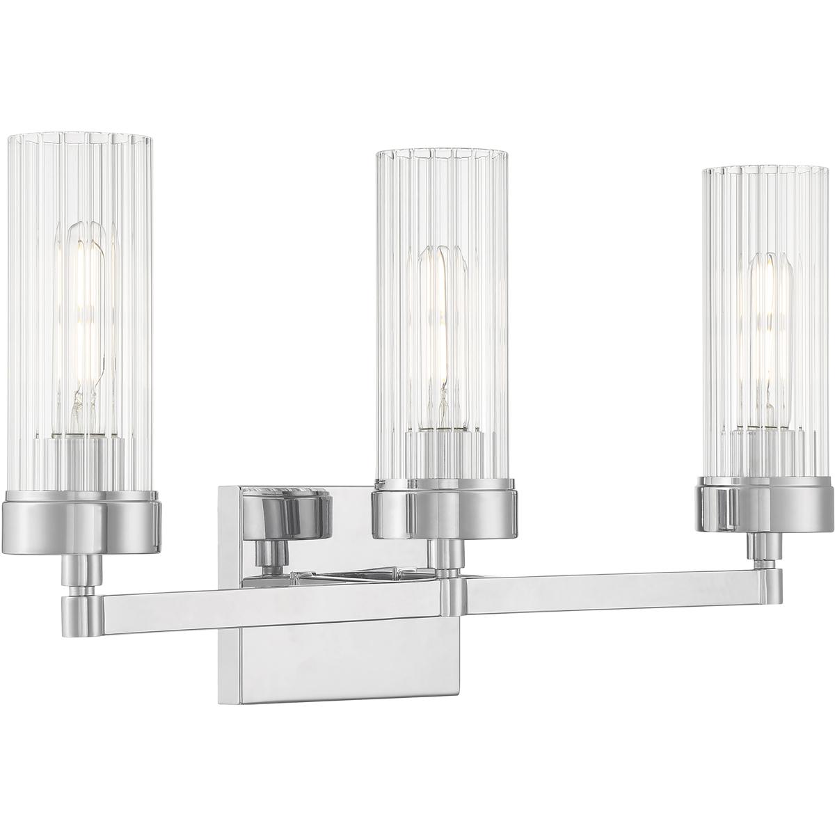 Atlas Lighting & Home WL11360-CH Lida 3 Light 21 inch Chrome Vanity Light Wall Light