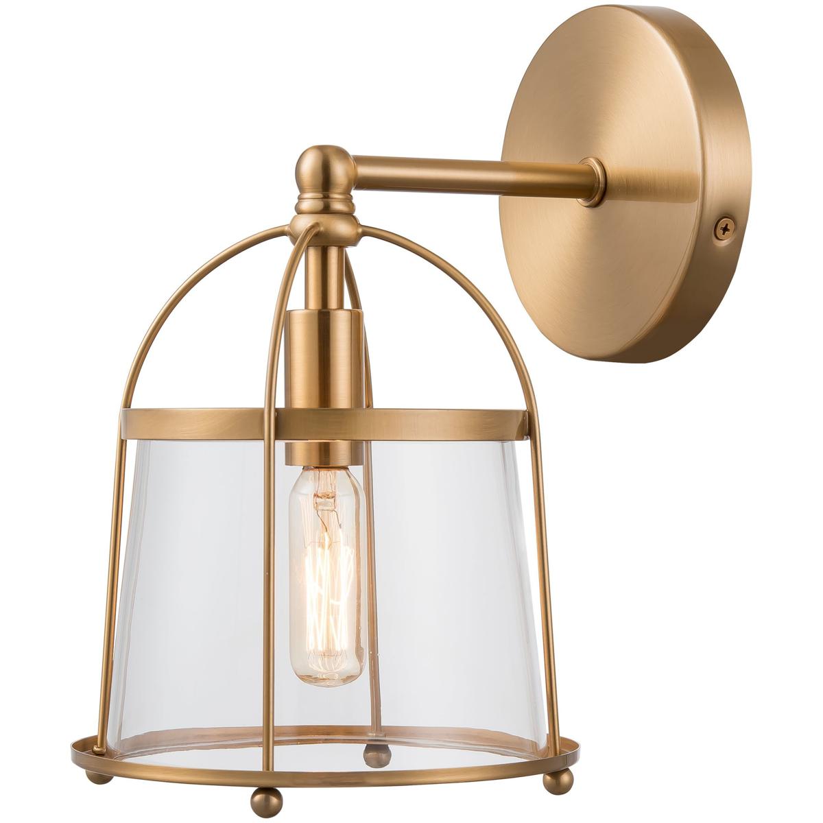 Atlas Lighting & Home WL11373-BS Merrick Vanity Light Wall Light in Satin Brass