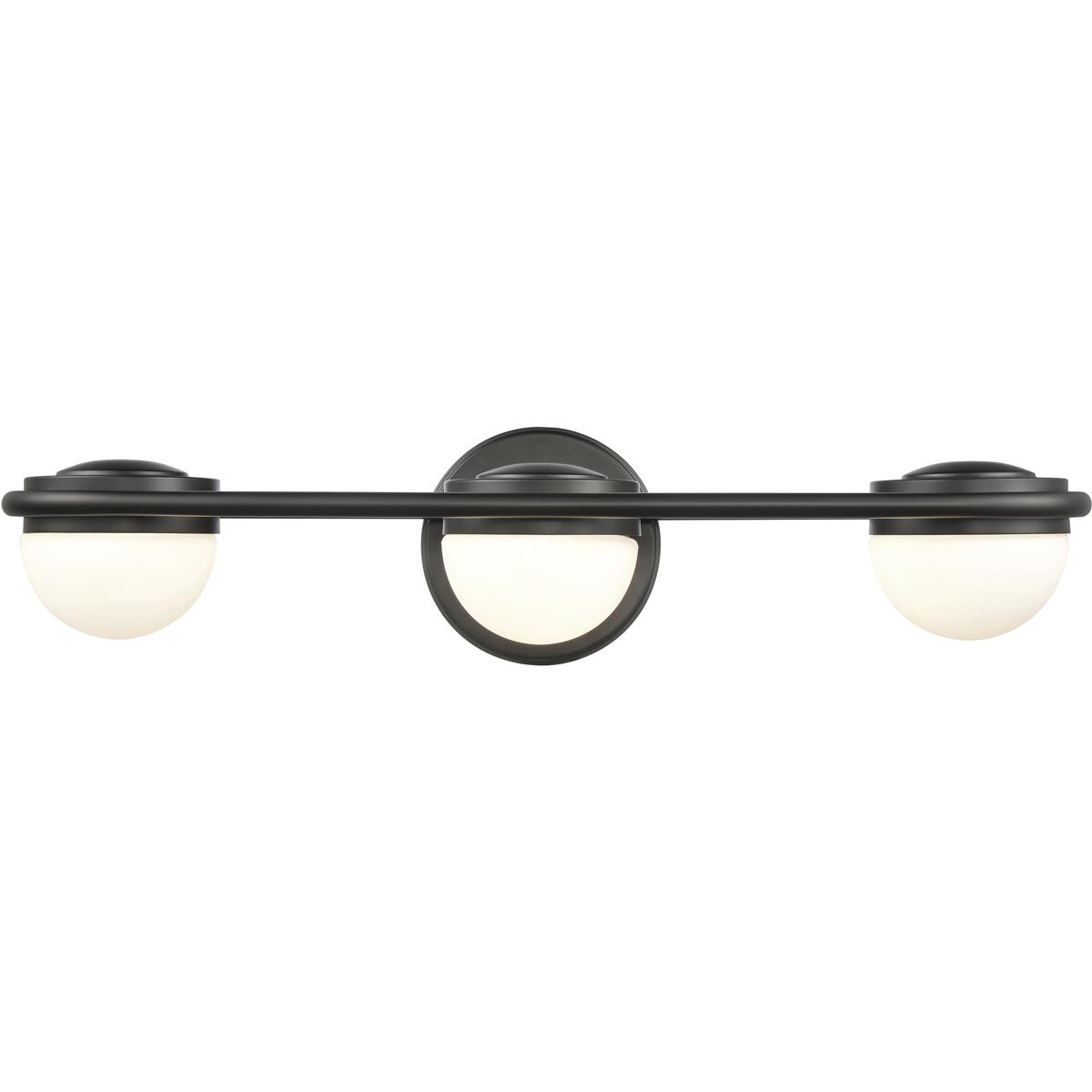 WL11377-BK 5 x 22 x 6 in. Nelly Wide 3-Light Vanity Light - Matte Black