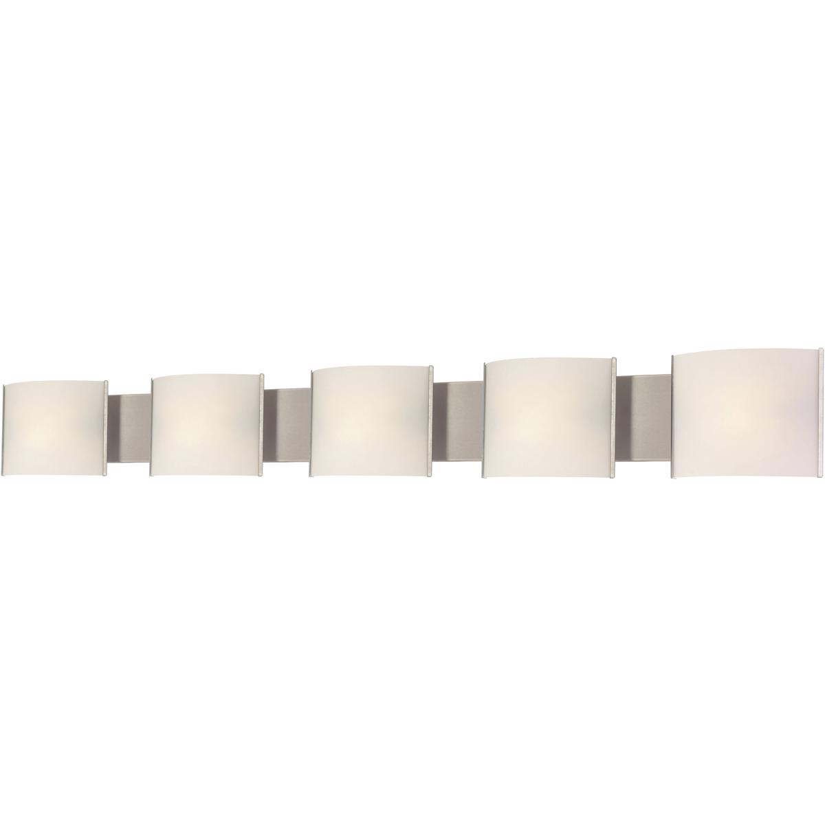 Atlas Lighting & Home WL11394-SV Pannelli Vanity Light Wall Light in Stainless Steel