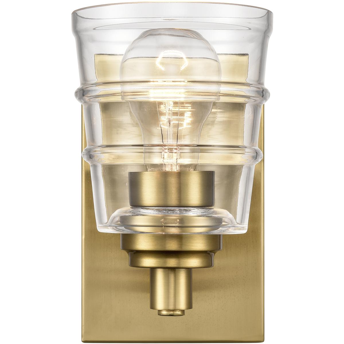 Atlas Lighting & Home WL11418-BS Pulsate Vanity Light Wall Light in Satin Brass
