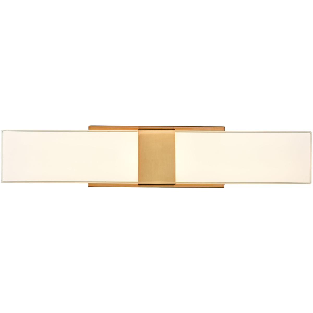Atlas Lighting & Home WL11423-BS Reciprocate Vanity Light Wall Light in Aged Brass
