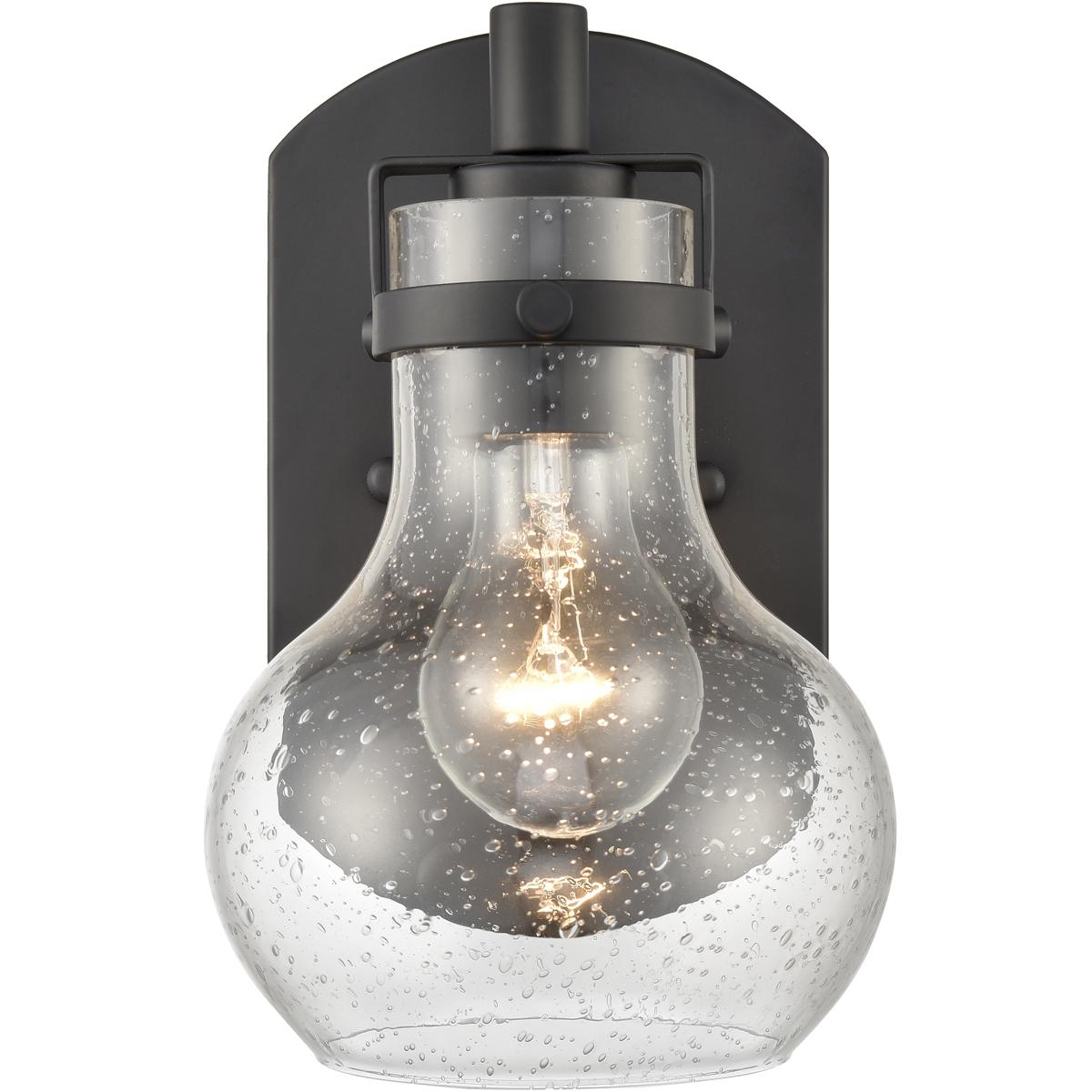 Atlas Lighting & Home WL11434-BK Salamanca Vanity Light Wall Light in Matte Black