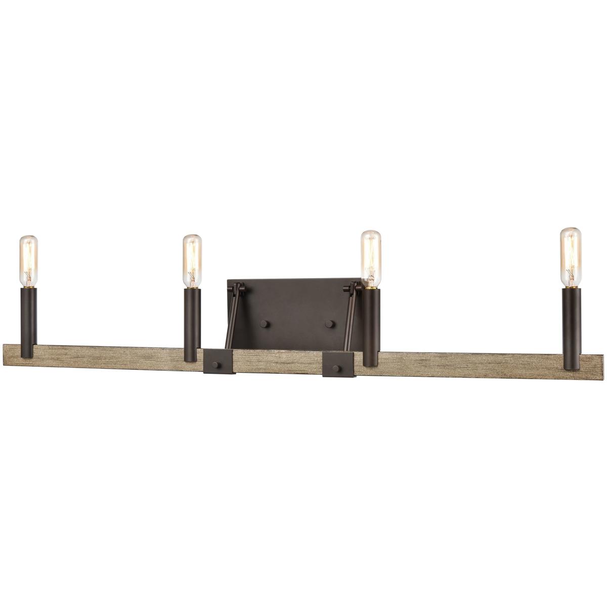 WL11460-BZ 5 x 32 x 4 in. Transitions Wide 4-Light Vanity Light - Oil Rubbed Bronze
