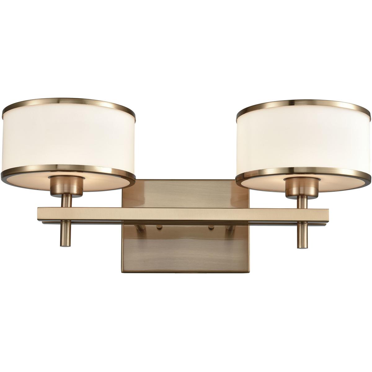 Atlas Lighting & Home WL11470-BS Utica Vanity Light Wall Light in Satin Brass
