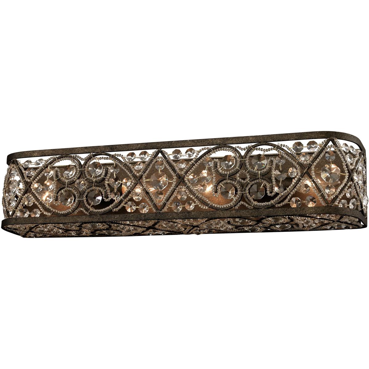 WL11505-BZ 5 x 24 x 5 in. Amherst Wide 4-Light Vanity Light - Antique Bronze