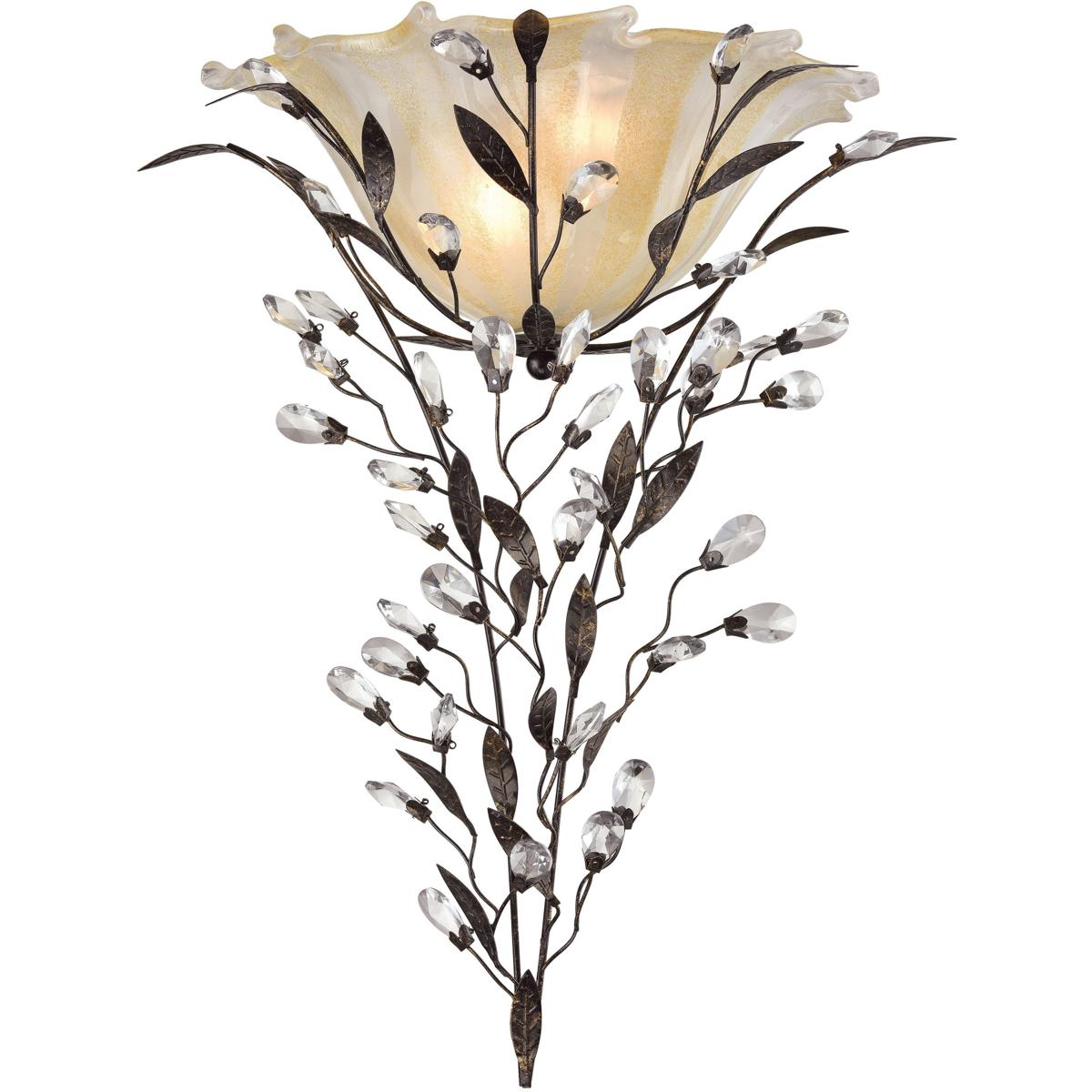Atlas Lighting & Home WL11564-BZ Circeo 2 Light 17 inch Deep Rust Sconce Wall Light