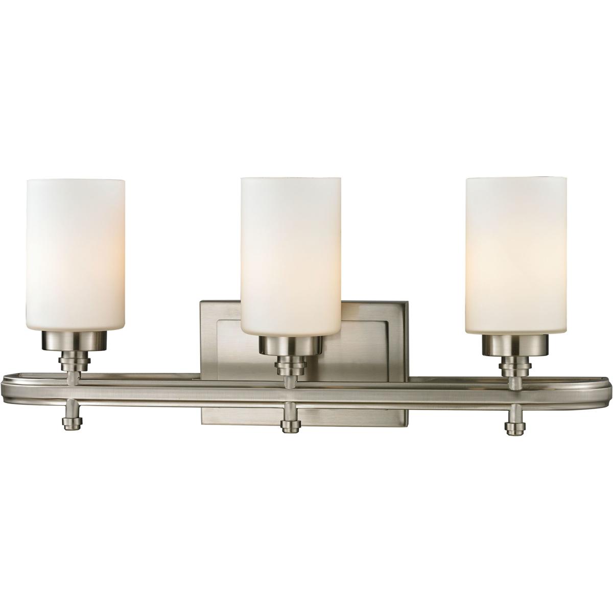 WL11583-NK 10 x 23 x 6 in. Dawson Wide 3-Light Vanity Light - Brushed Nickel
