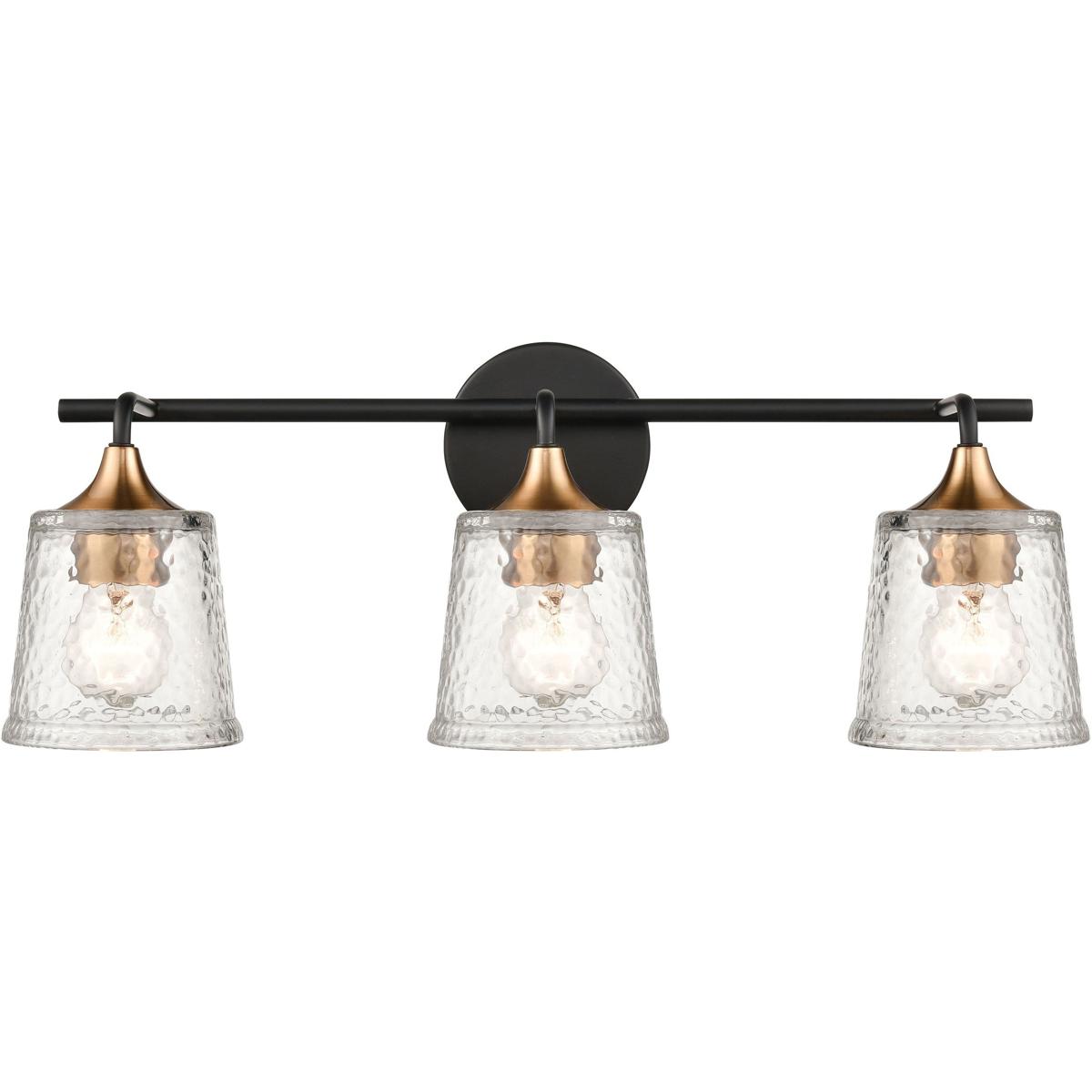 Atlas Lighting & Home WL11631-BK Hamy 3 Light 23 inch Matte Black Vanity Light Wall Light