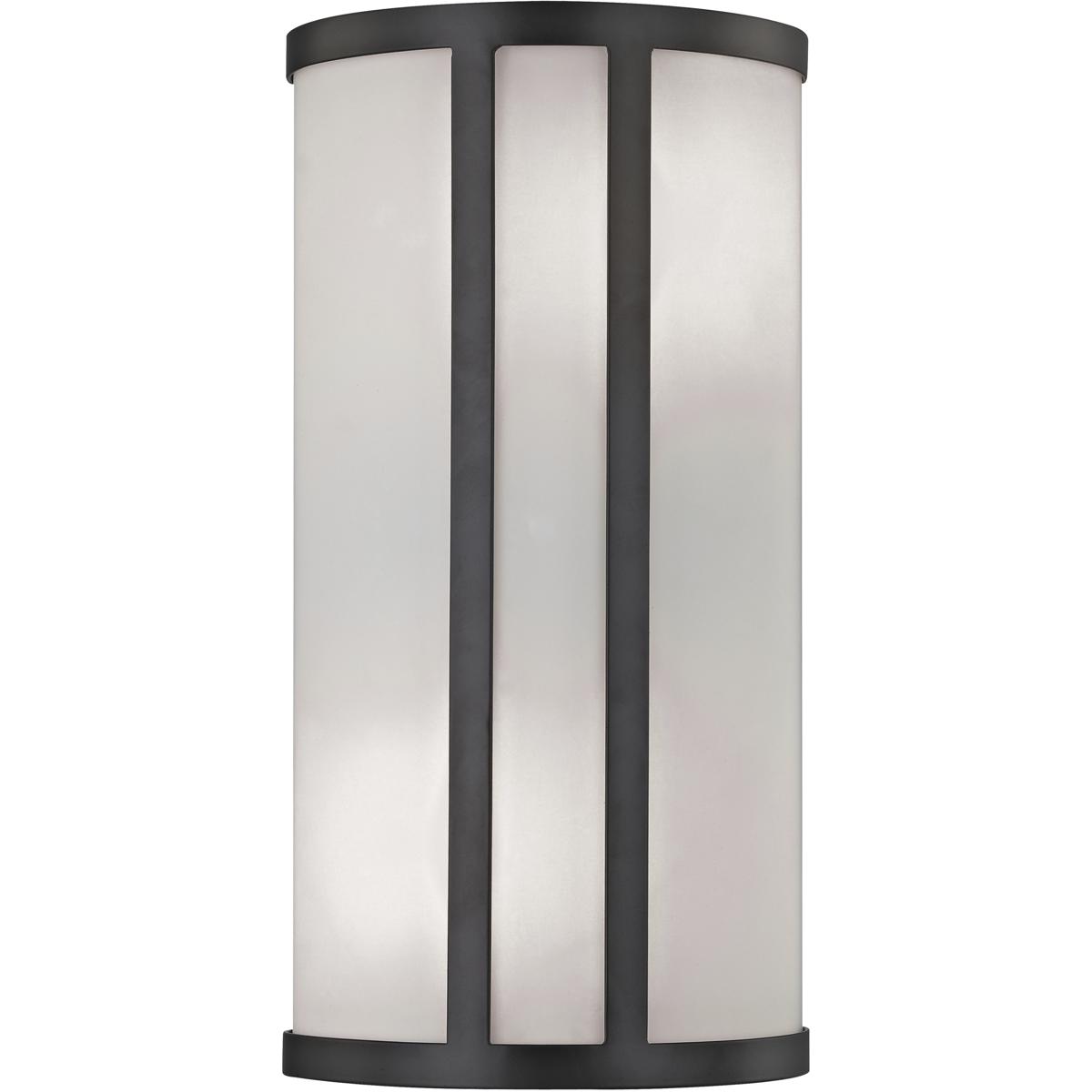 WL11742-BZ 14 x 8 x 4 in. Bella Wide 2-Light Vanity Light - Oil Rubbed Bronze