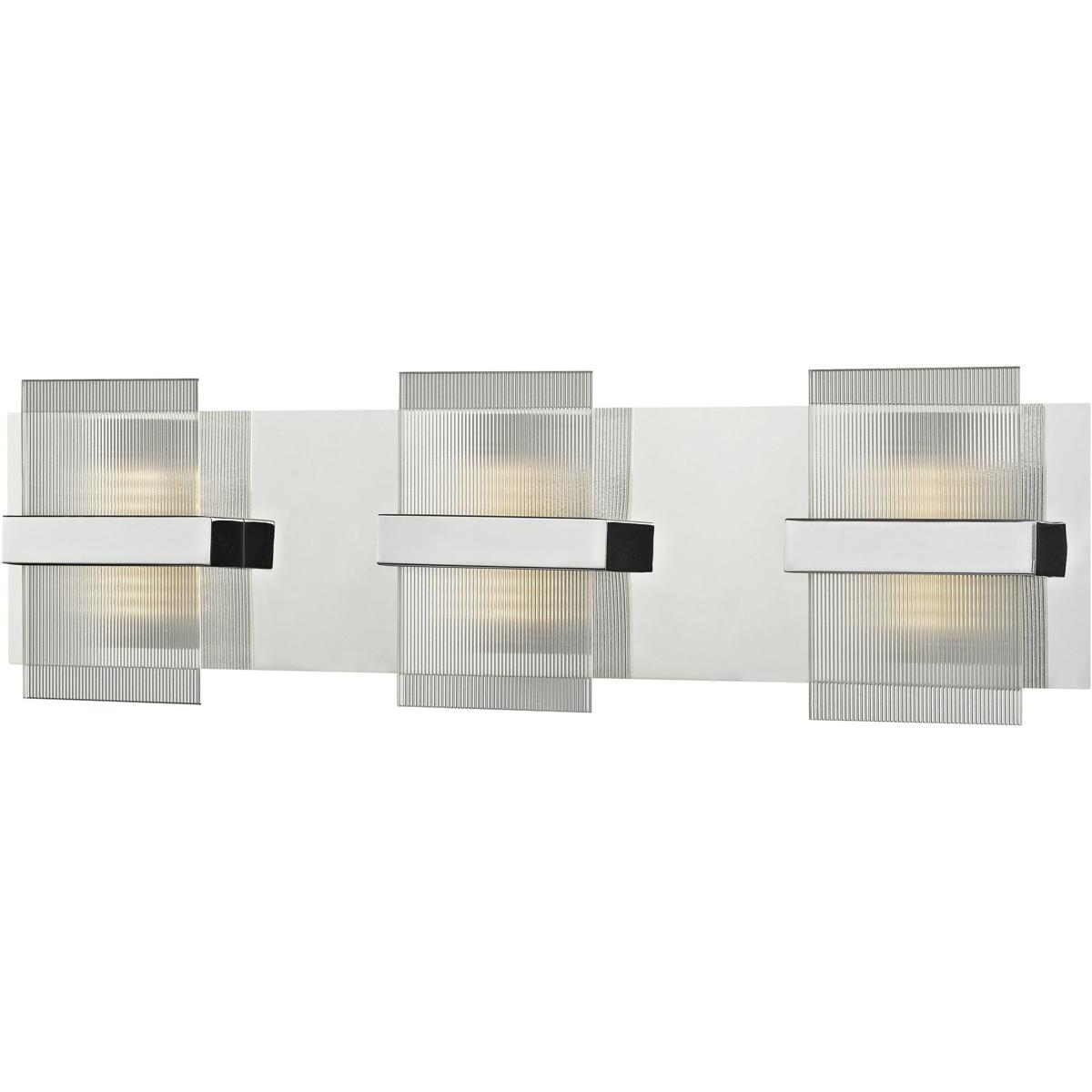 WL11749-CH 6 x 21 x 3 in. Desiree High Integrated LED Sconce - Polished Chrome