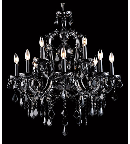 black crystal chandelier ceiling fan