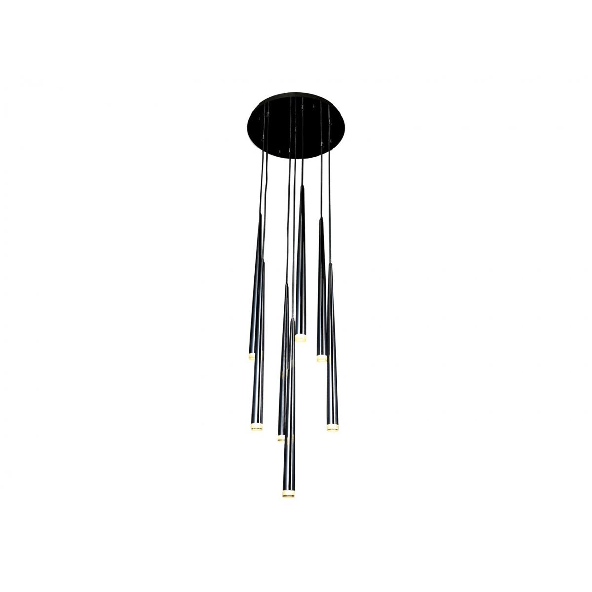 Avenue Lighting HF2107-BLK Highland Ave. LED 2 inch Black Multi Port Pendant Ceiling Light