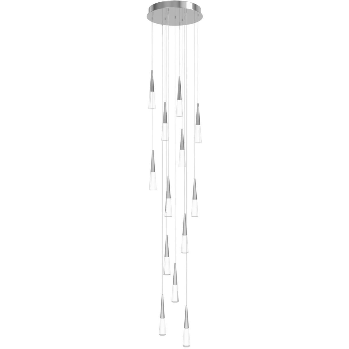 Avenue Lighting HF3813-CH Avalon LED 22 inch Polished Chrome Multi Port Pendant Ceiling Light
