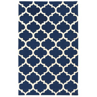 Bowery + Grove 53855-N Wicklow 60 X 36 inch Navy Indoor Area Rug, Rectangle thumb
